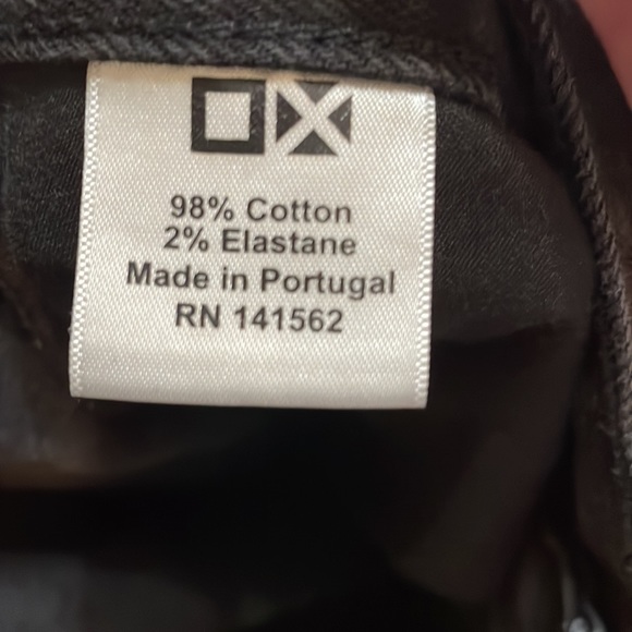 Peter Manning Designer Black Men’s Jeans tag size 31 x 25 Skinny Stretch - Picture 13 of 13